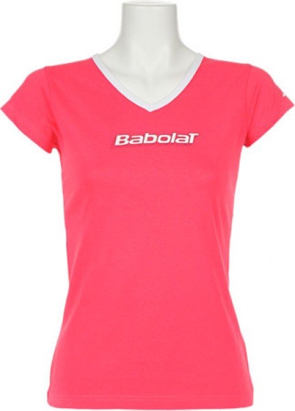 Dámské tenisové tričko Babolat Training Pink S