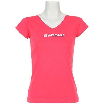 Dívčí tenisové tričko Babolat Training Pink8 - 10 let