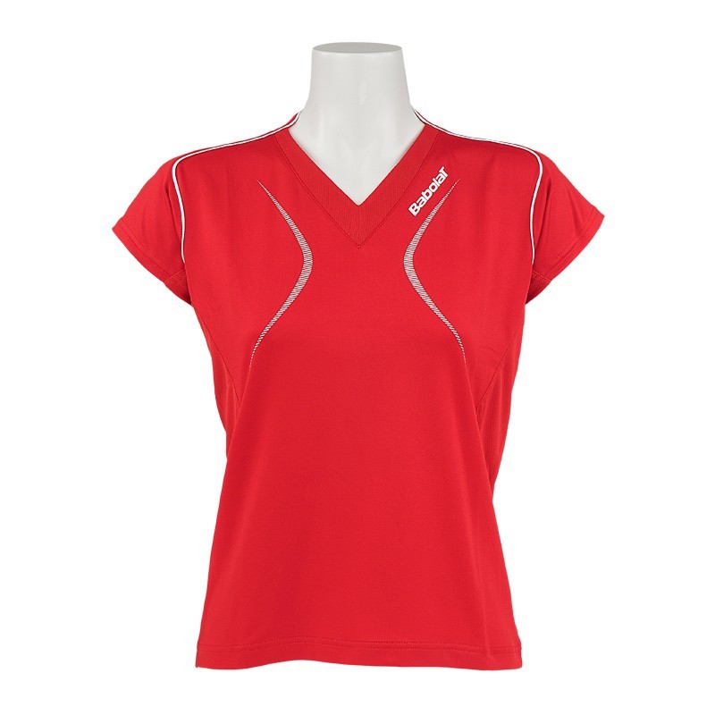Dámské tenisové tričko Babolat Club Polo redS
