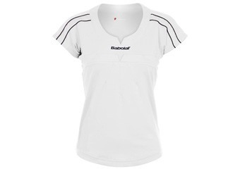 Dámské tričko Babolat Club Polo Women whiteM
