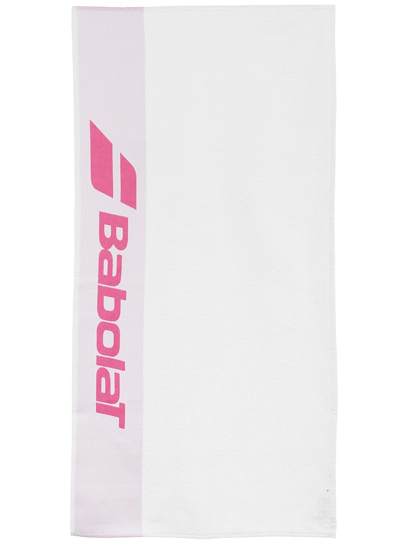 Ručník Babolat towel white/pink