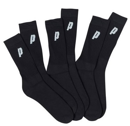 Pánske tenisové ponožky Prince all-around black / 3 kusyEUR 39 - 42