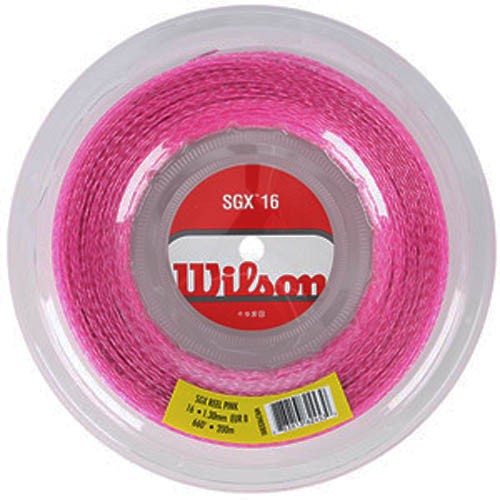 Tenisový výplet Wilson SGX 1.30 200m pink