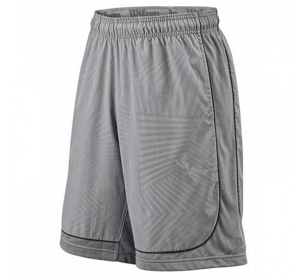 Tenisové šortky Wilson Solana Emboss 10" short grey XL