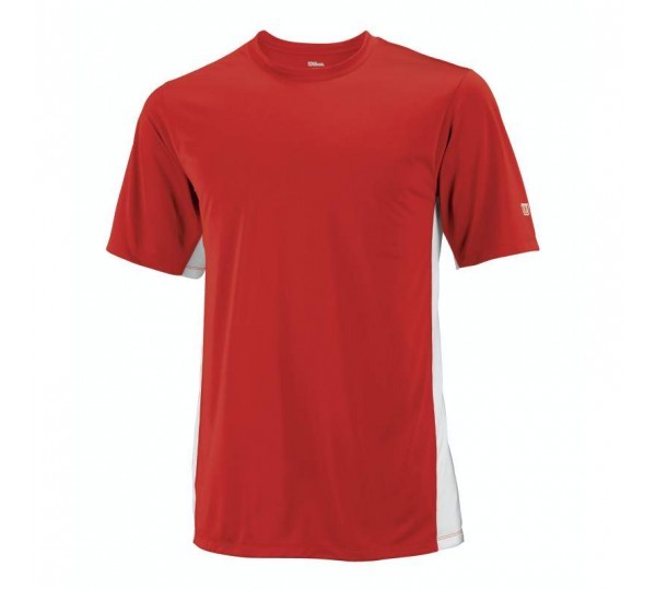Pánské tenisové tričko Wilson On Court Crew red2XL