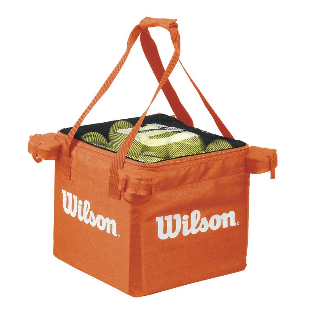 Taška na tenisové míče Wilson Tennis Teaching orange bag
