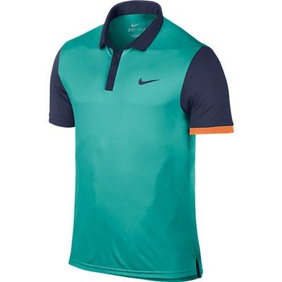 Pánské tenisové tričko Nike Advantage Polo zelené XL