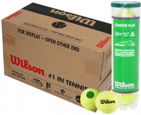 Tenisové míče Wilson Starter Play Green / 72 kusy