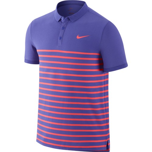 Pánské tenisové tričko Nike Advanced Dri-FIT Polo Persian Violet/Hot LavaL