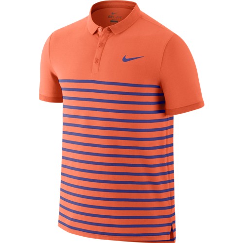 Pánské tenisové tričko Nike Advanced Polo Hot Lava / Persian VioletXS