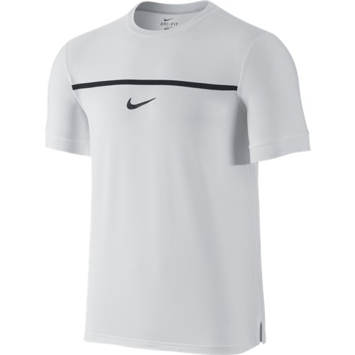 Pánské tenisové tričko Nike Challenger Premier Rafa Crew whiteL
