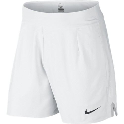 Pánské tenisové šortky Nike Gladiator Premier 7" Shorts white/metallic silver/blackS