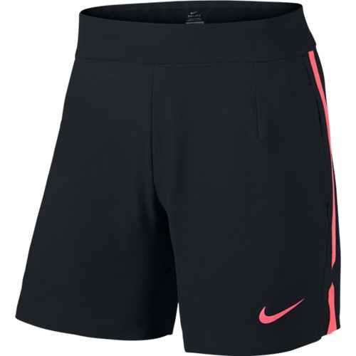 Pánské tenisové šortky Nike Gladiator Premier 7" Black /Hot LavaL