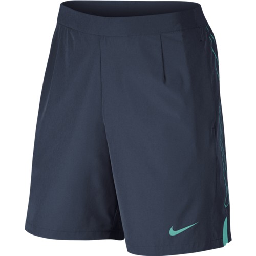 Pánské tenisové šortky Nike Gladiator Printed navy/retro greenS