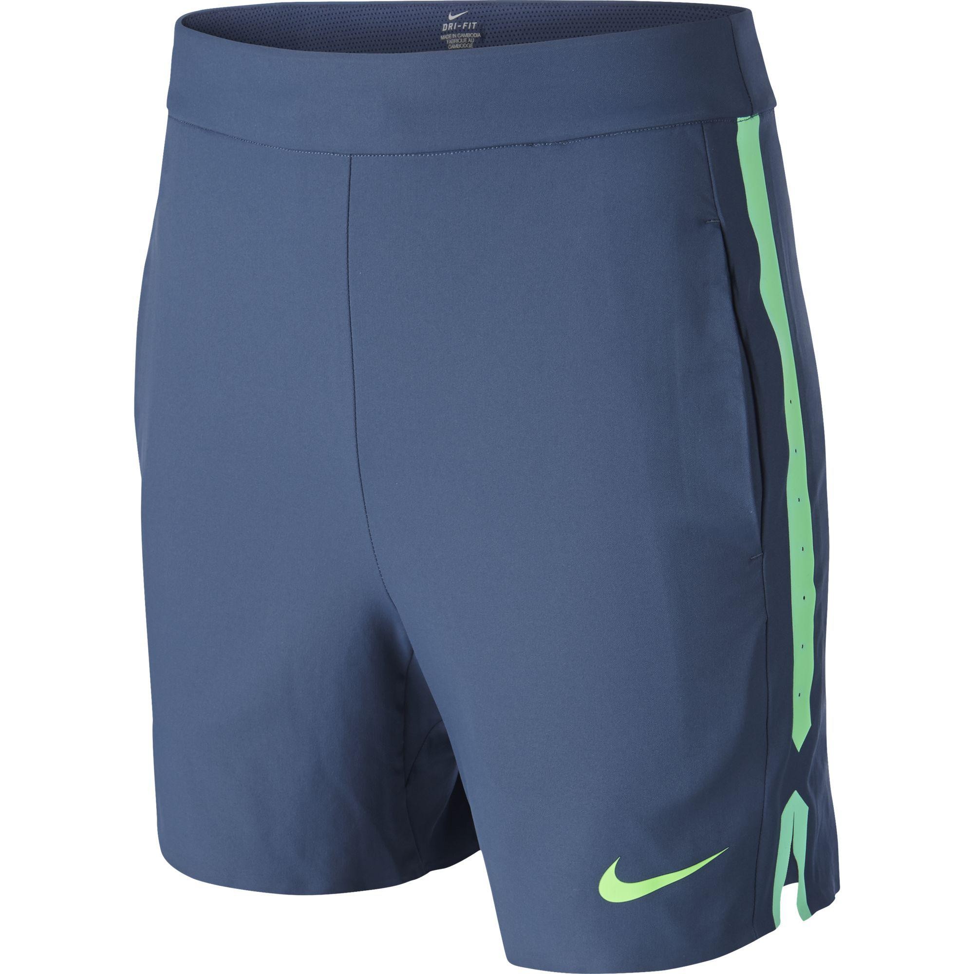Chlapecké tenisové šortky Nike Gladiator squadrom blue/greenXL