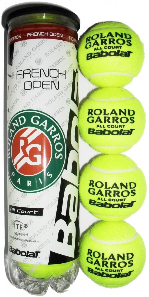 Tenisové míče Babolat French Open All Court / 4 kusy