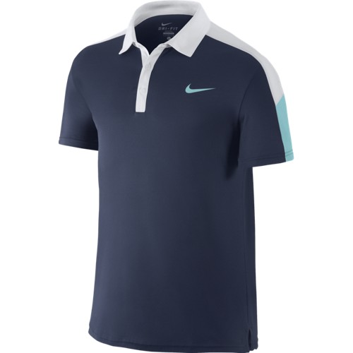 Pánské tenisové tričko Nike Team Court Polo midnight navy/white/copaS