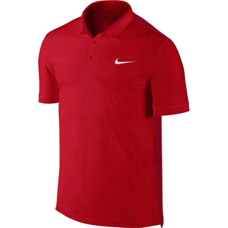 Pánské tenisové tričko Nike ADV Breathe Polo redM