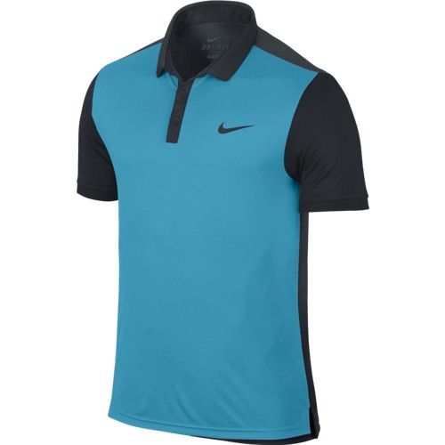 Pánské tenisové tričko Nike Advantage Polo blue lagoon/blackM