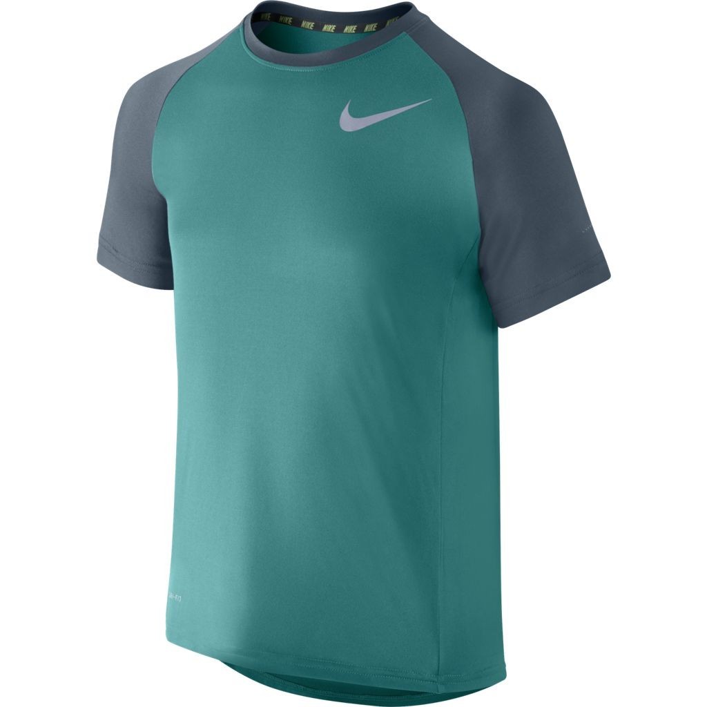 Chlapecké tričko Nike Fall Miler Crew green/greyXL