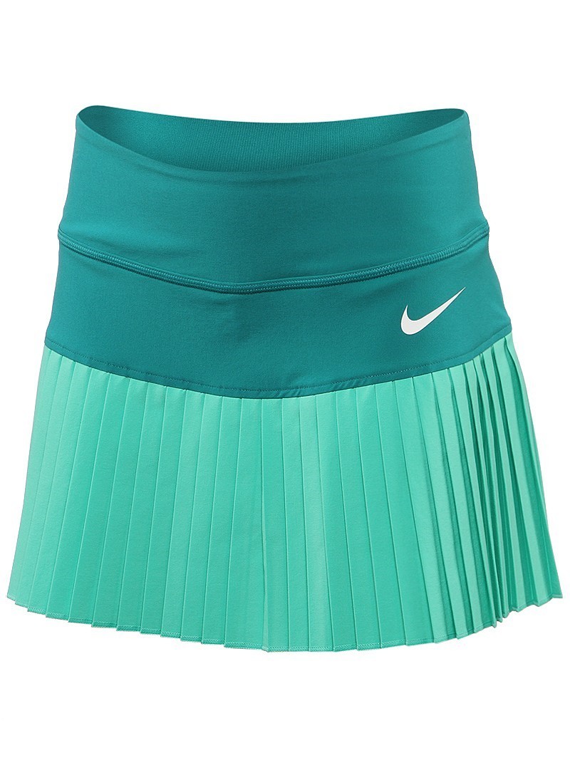 Dívčí tenisová sukně Nike Victory zelenáL