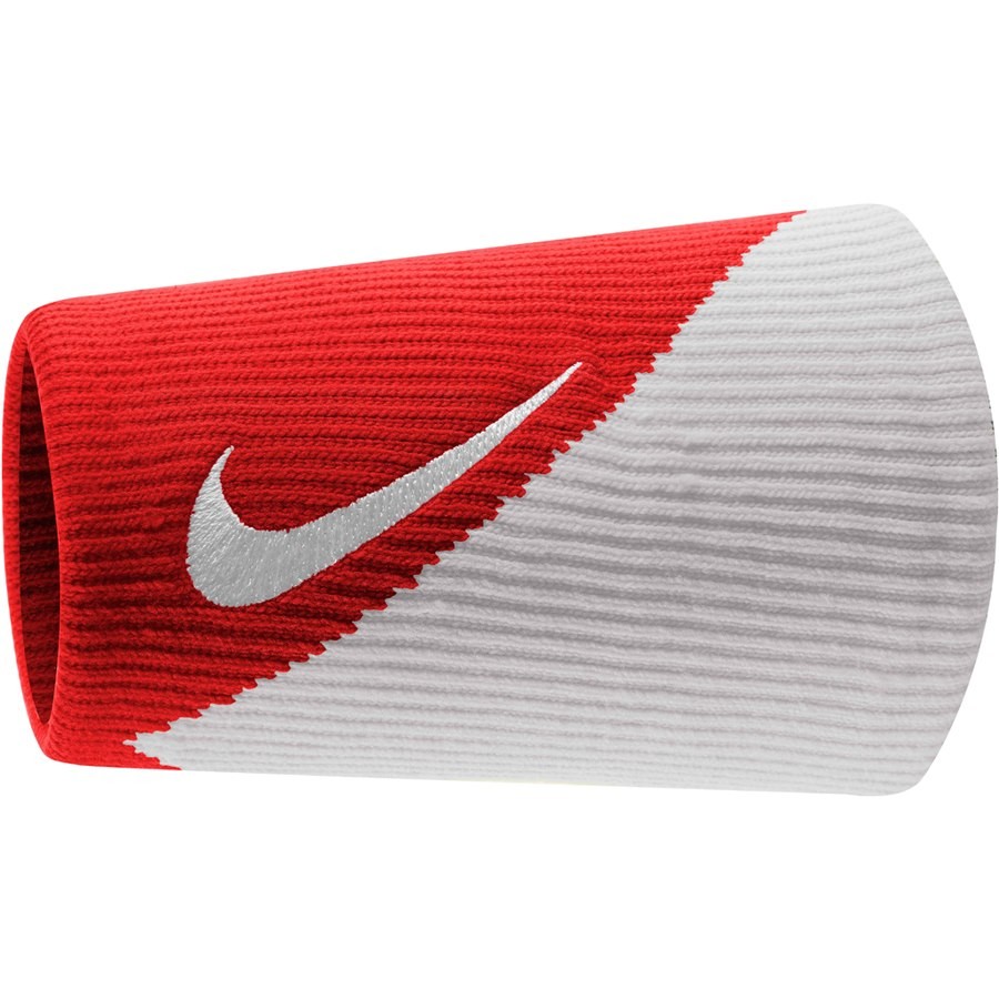 Potítka Nike Dri-Fit Doublewide Wristbans 2.0 red/white
