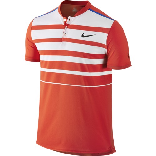 Pánské tenisové tričko Nike Premier Roger Federer LT crimson/blackM