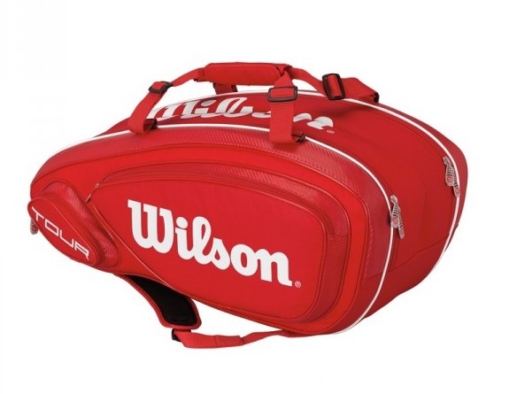 Tenisová taška Wilson Tour V 9 Pack red
