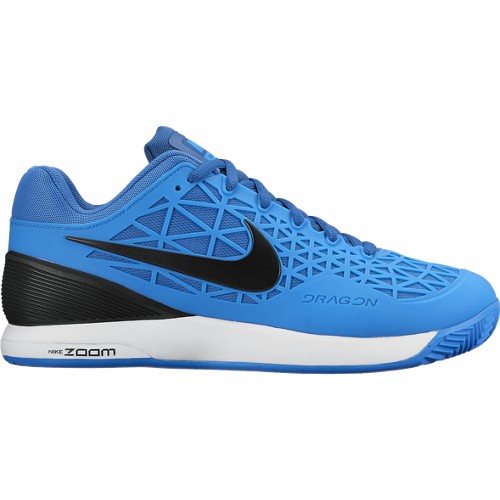 Pánská tenisová obuv Nike Zoom Cage 2 Clay photo blue/black UK 12 / EUR 47.5 / 31 cm