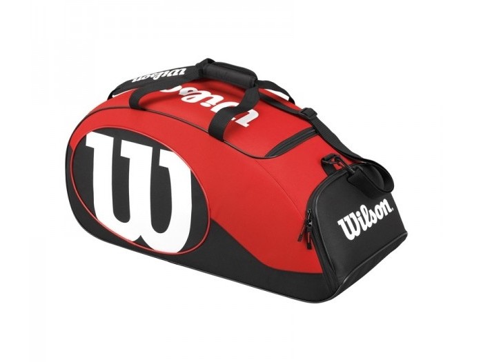 Sportovní taška Wilson Match II Duffel black/red