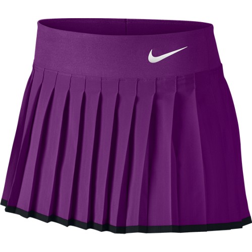 Dívčí tenisová sukně Nike Victory COSMIC PURPLE/BLACK/WHITE M