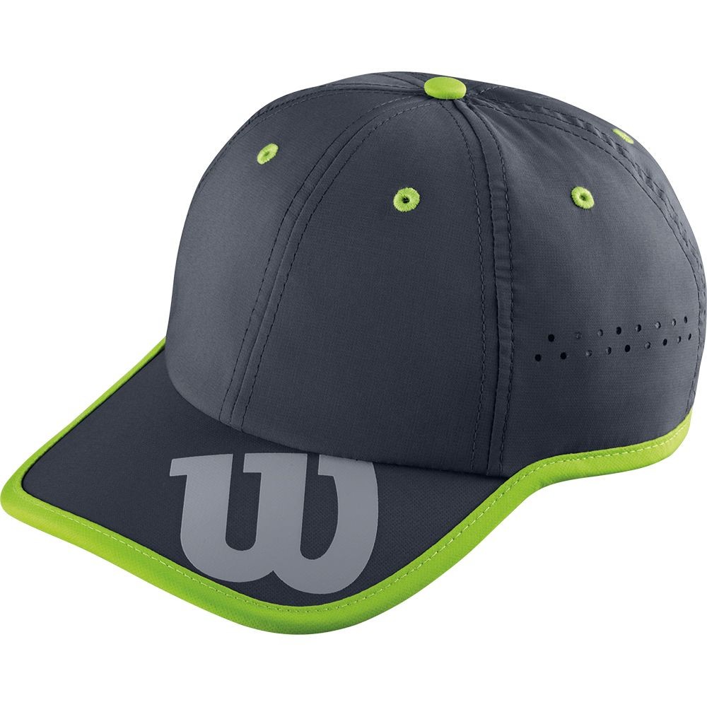 Kšiltovka Wilson Baseball Hat Coal/Granny Green