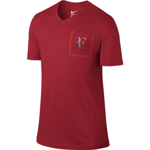 Pánské tenisové tričko Nike Roger Stealth UNIVERSITY RED XL