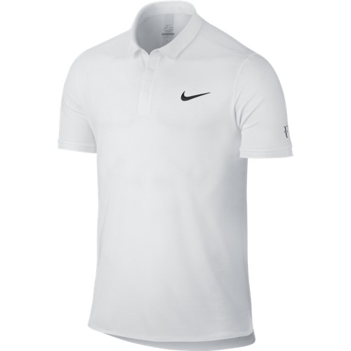 Panské tenisové tričko Nike Advantage RF WHITE/WHITE/BLACK M