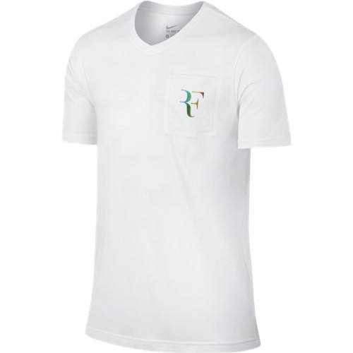 Pánské tenisové tričko Nike Roger Stealth WhiteXL
