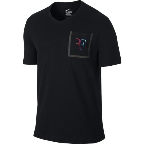 Pánské tenisové tričko Nike Roger Stealth BlackS