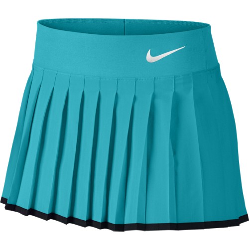 Dívčí tenisová sukně Nike Victory OMEGA BLUE/BLACK/WHITE XS