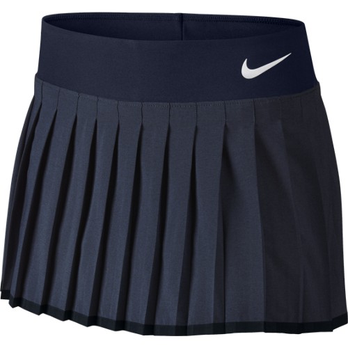 Dívčí tenisová sukně Nike Victory MIDNIGHT NAVY/BLACK/WHITE XL