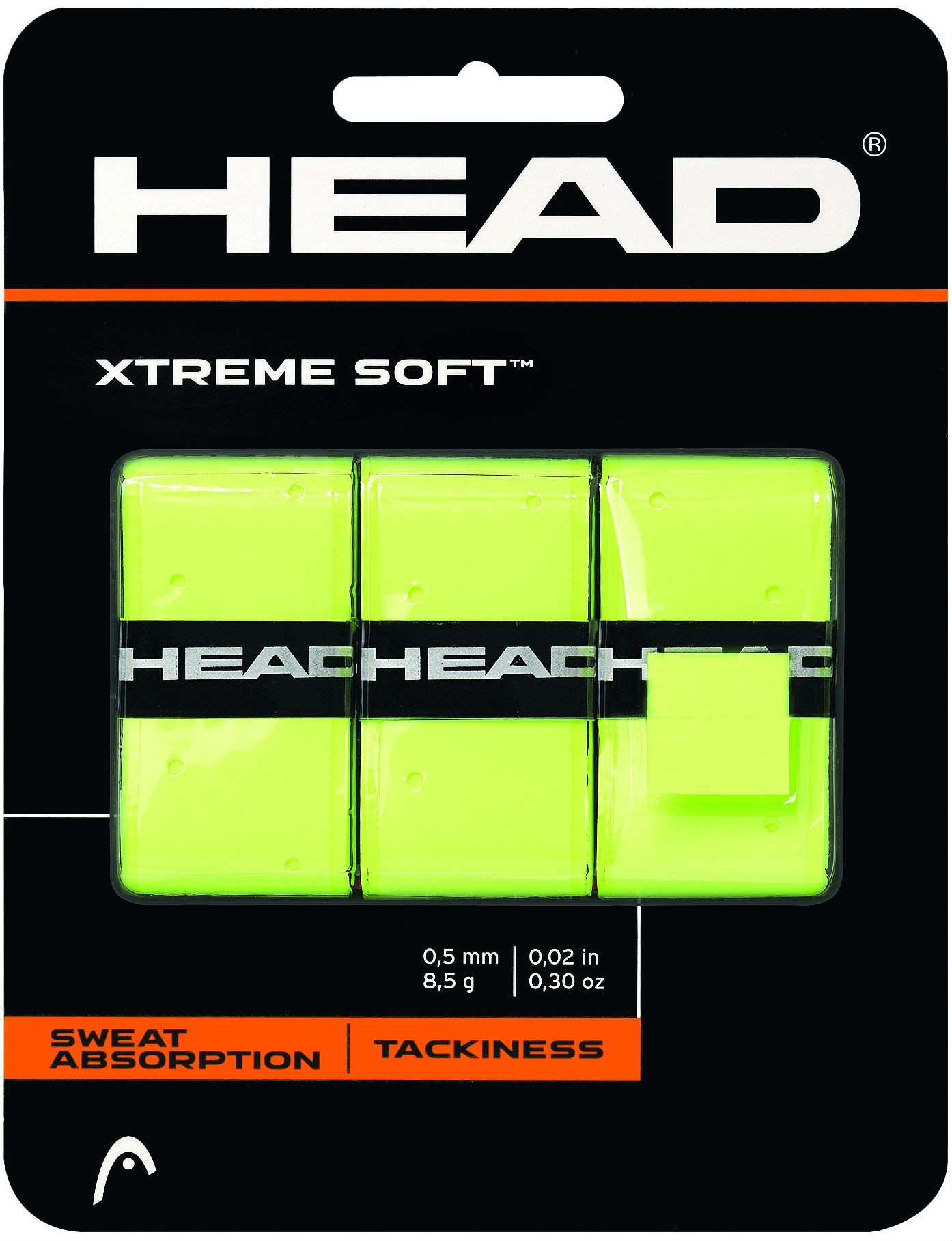 Tenisová omotávka HEAD Xtreme Soft yellow X3