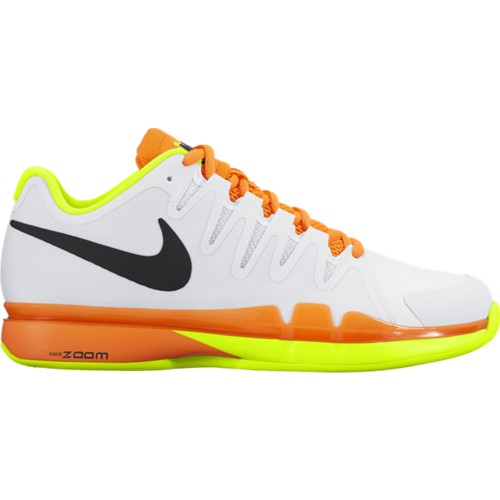 Pánská tenisová obuv Nike Zoom Vapor 9.5 Tour Clay WHITE/BLACK-VOLT-TOTAL ORANGE UK 10 / EUR 45 / 29 cm