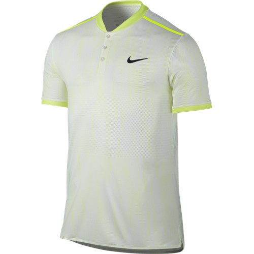 Pánské tenisové tričko Nike Dry Advantage SS Premier Polo WHITE/BLACK M