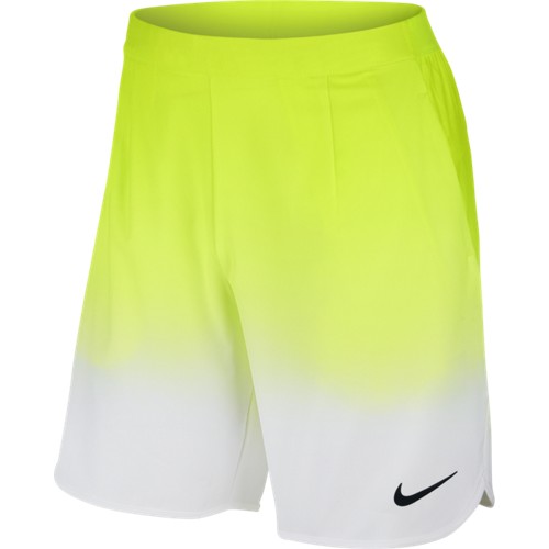 Pánské tenisové šortky NIKE Gladiator Premier VOLT/WHITE/BLACK XL