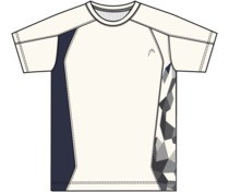 Pánské tenisové tričko HEAD Club white /blackXXL