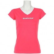 Dívčí tenisové tričko Babolat Training Pink