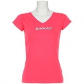 Dívčí tenisové tričko Babolat Training Pink
