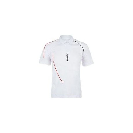 Pánské tenisové tričko Babolat Polo Club white
