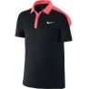 Pánské tenisové tričko Nike Team Court Polo black / hot lava