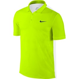 Pánské tenisové tričko Nike ADV Breathe Polo volt white