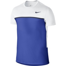 Pánské tenisové tričko Nike Challenger white royal