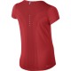Dívčí tenisové tričko Nike Dri-FIT Contour Lt crimson